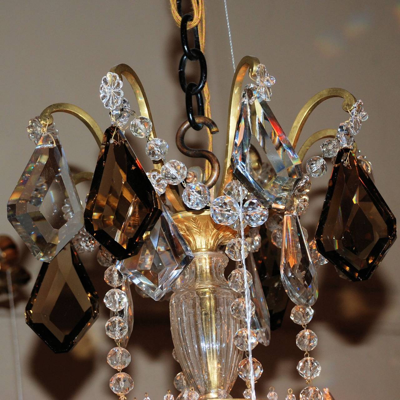 Antique French Fine Crystal Chandelier