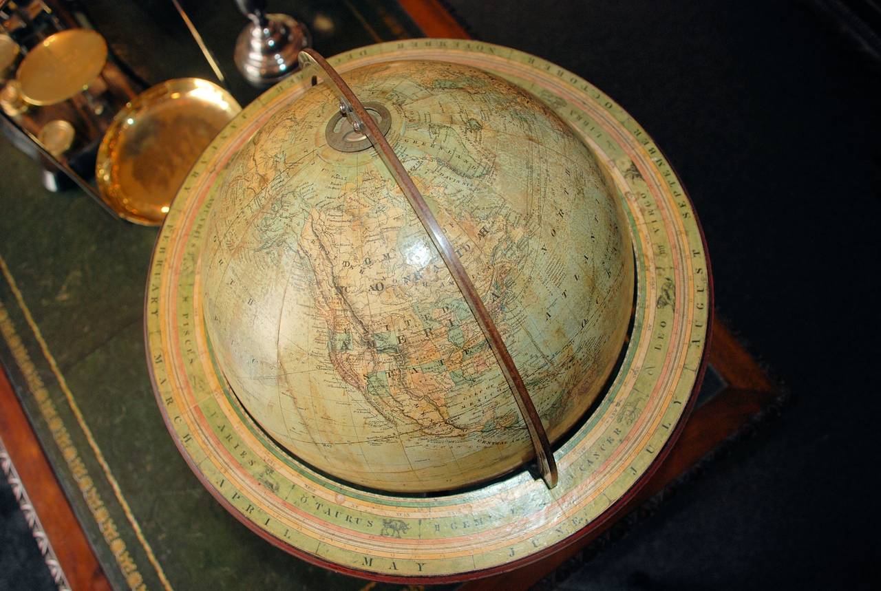 Antique Globe In Excellent Condition In New Orleans, LA
