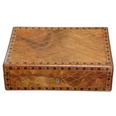 Antique English Jewelry Box