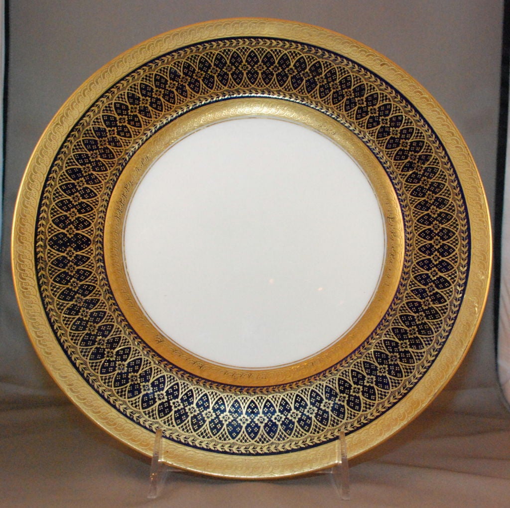 Assiettes anglaises anciennes