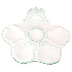 Antique Oyster Plate