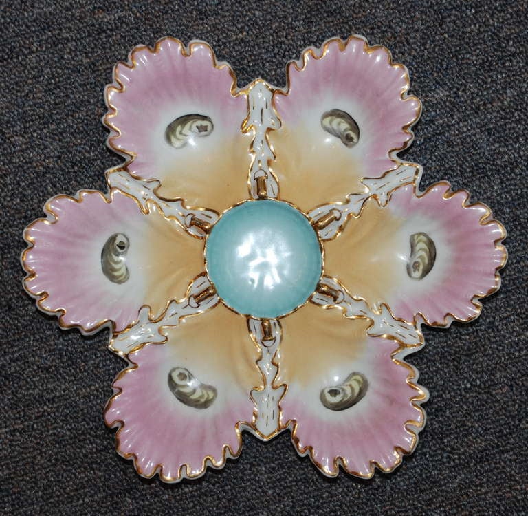 Antique Oyster Plate