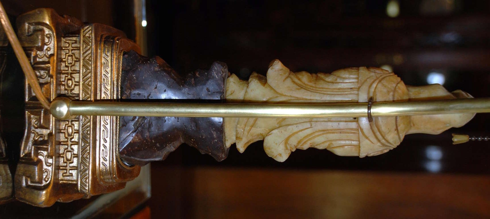 Soapstone 19th Century  Lamp