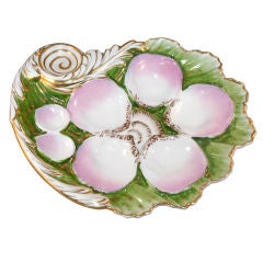 Antique Oyster Plate