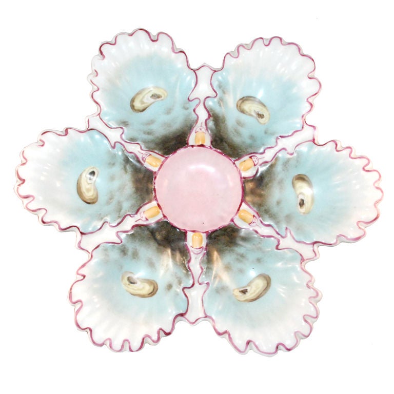 Antique Oyster Plate