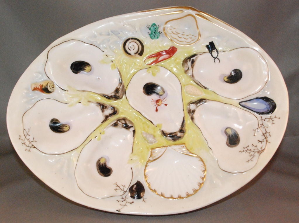 Antique Oyster Plate