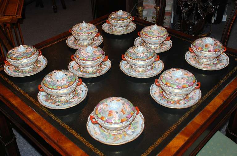 Antique Set of Ten French 