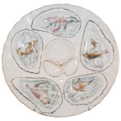 Antique Oyster Plate