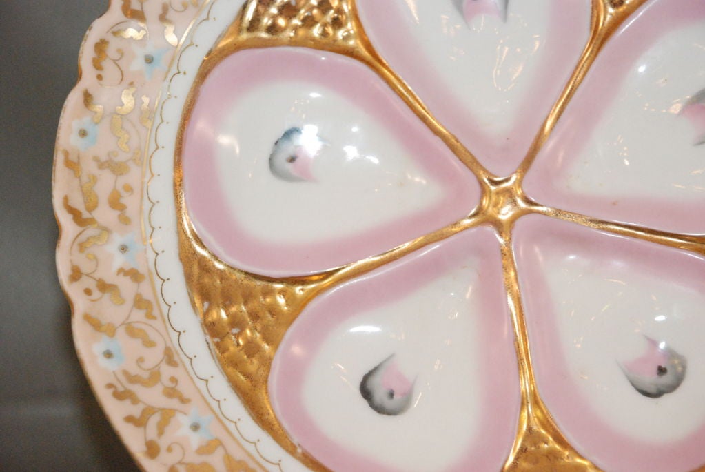 Antique Oyster Plate at 1stDibs