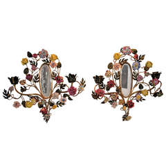 Antique Mirror Sconces 8
