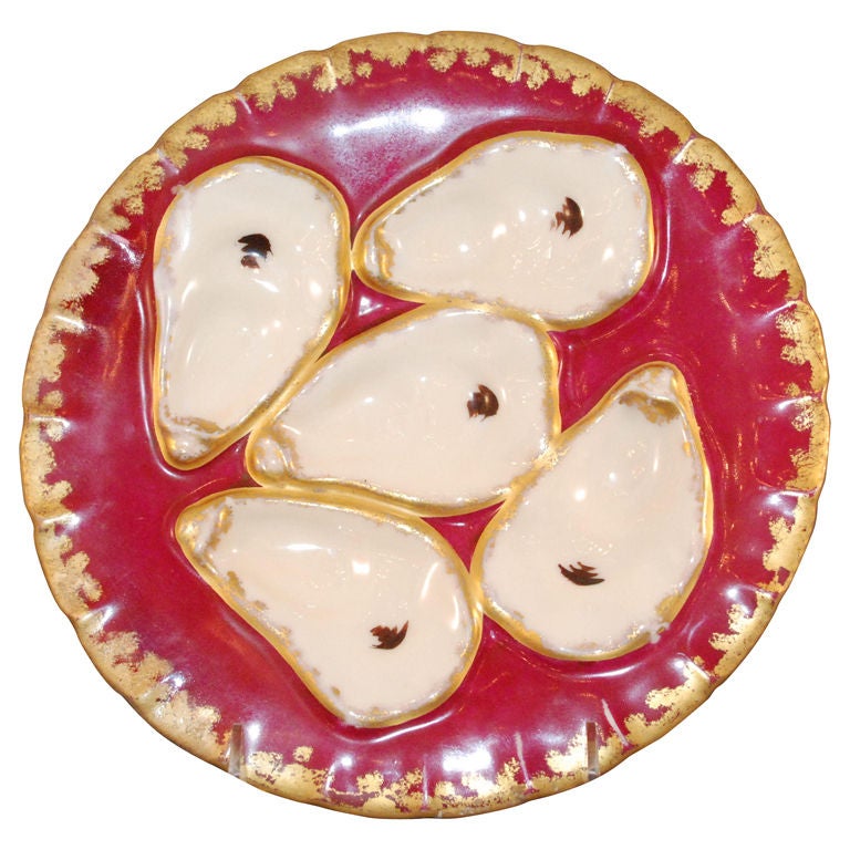 Antique Oyster Plate