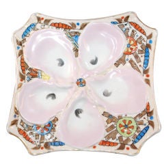 Antique Oyster Plate Antique Oyster Plate