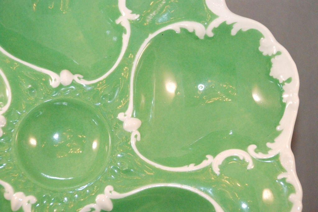 French Antique Oyster Plate