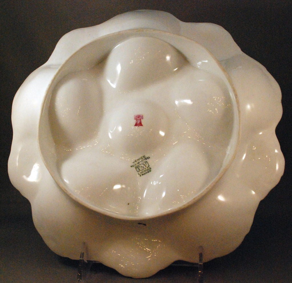 19th Century Antique Oyster Plate