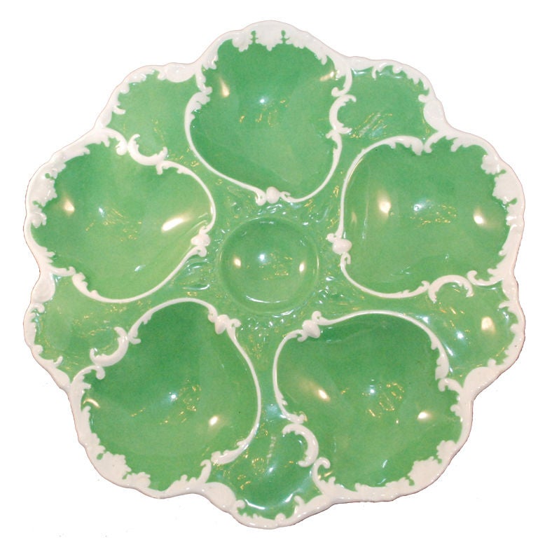 Antique Oyster Plate