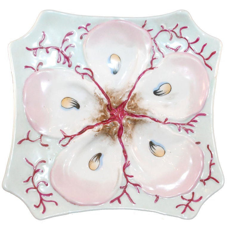 Antique Oyster Plate