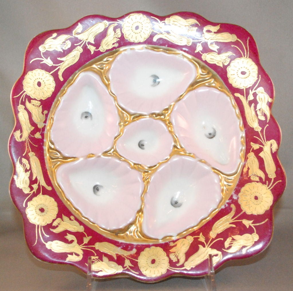 Antique Oyster Plate