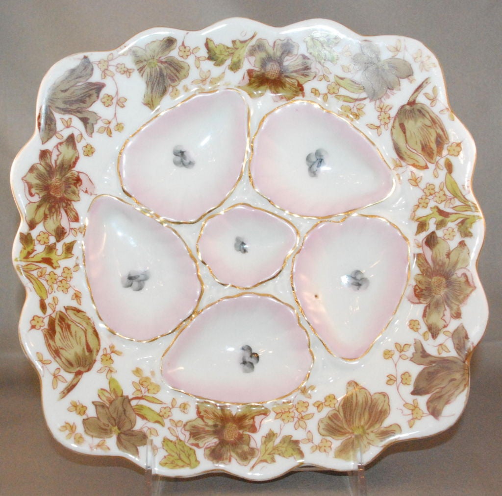 Antique Oyster Plate