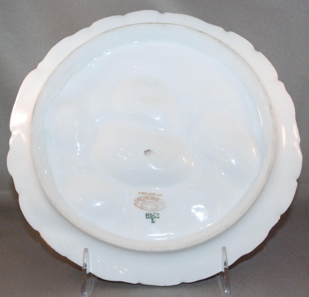 Porcelain Antique Oyster Plate
