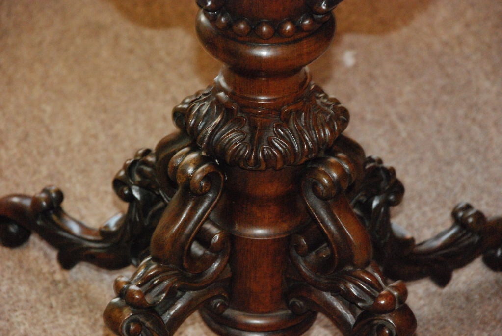19th Century Rare Antique Victorian Games And Sewing Table