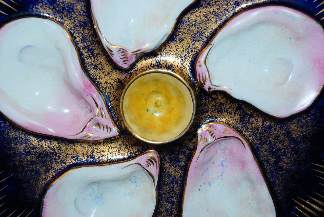 Antique Oyster Plate