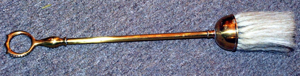 Antique English Brass Fire Place Tool Set