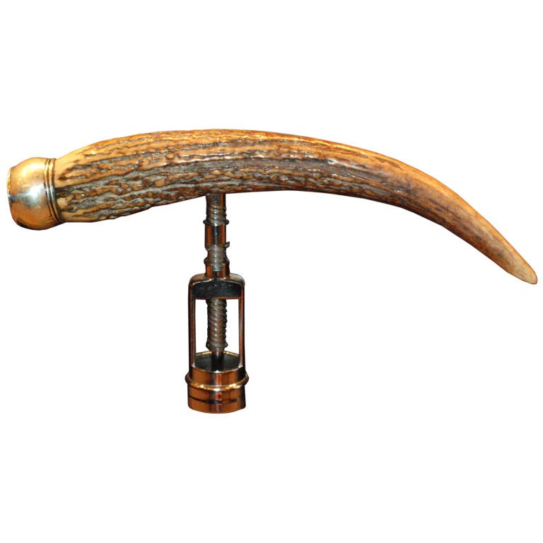 American Stag Horn Corkscrew at 1stDibs