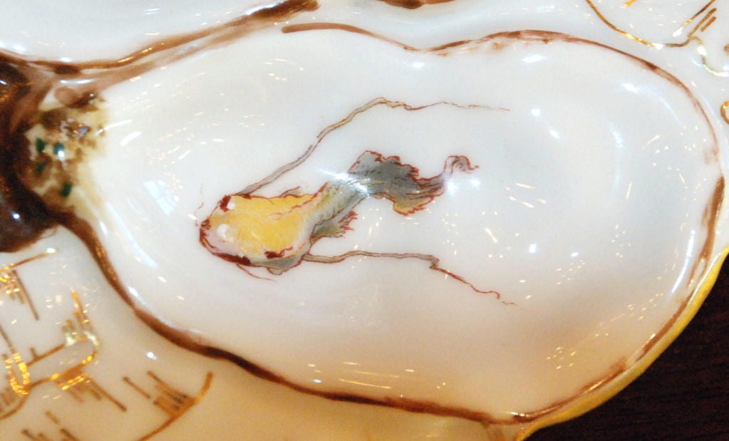 Antique Limoge Oyster Plate 2