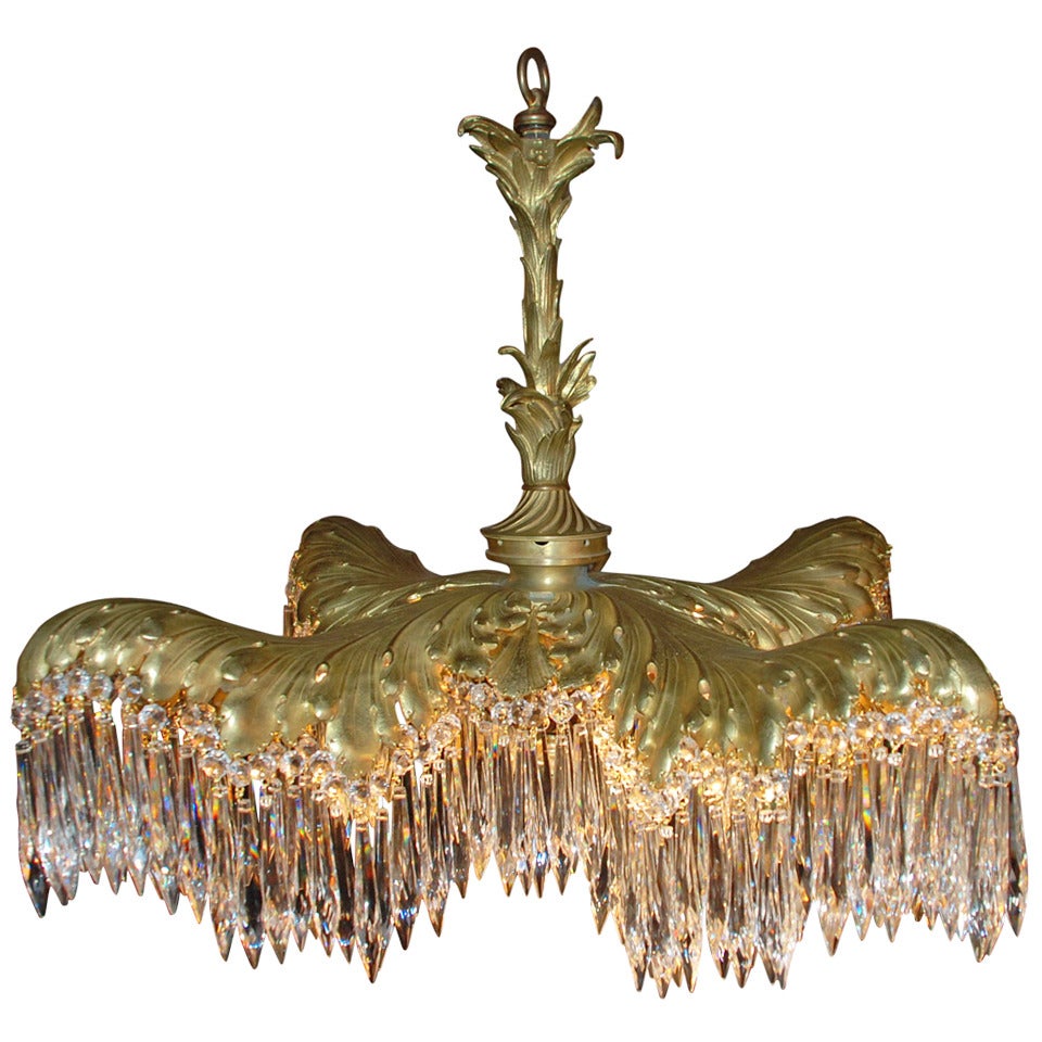 Antique Palm Chandelier