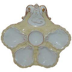 Antique Oyster Plate