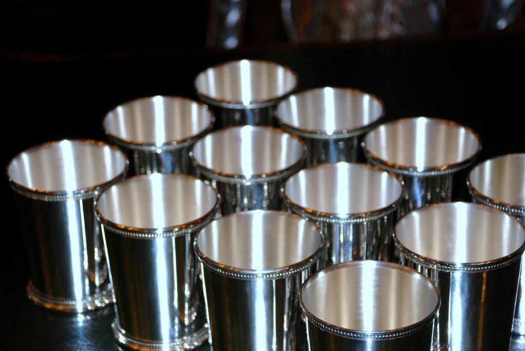 Contemporary Sterling Silver Mint Julep Cups