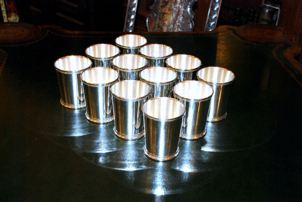 Sterling Silver Mint Julep Cups 1
