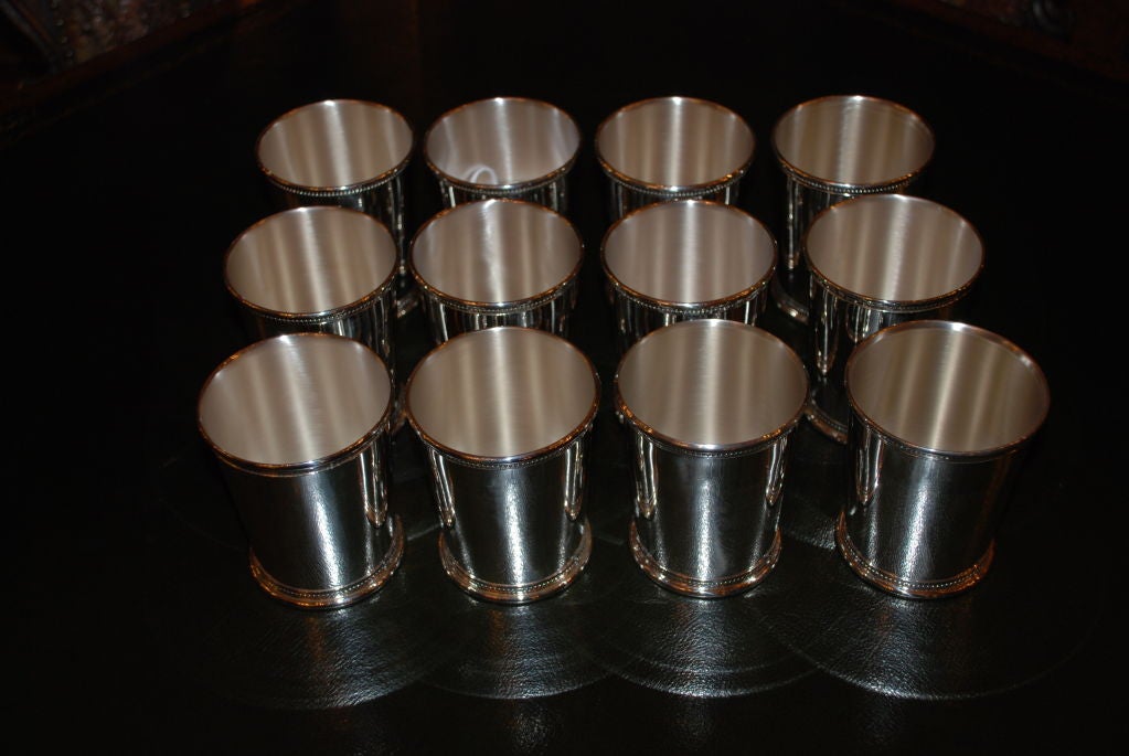 Sterling Silver Mint Julep Cups 4