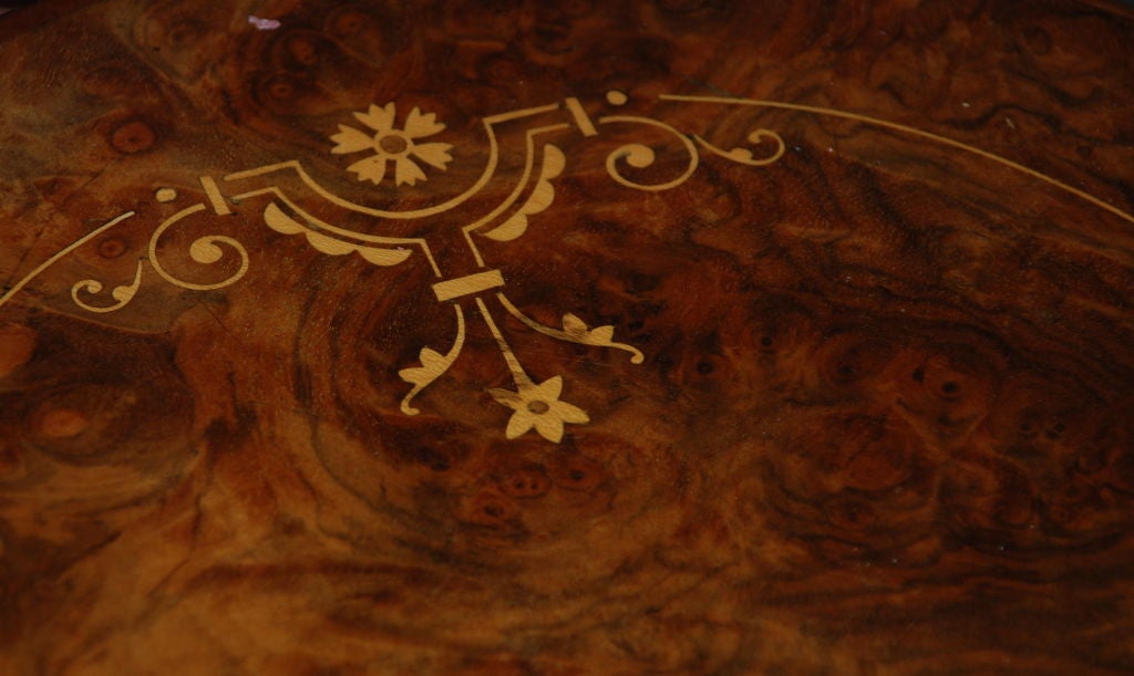 English Antique Clover shaped table