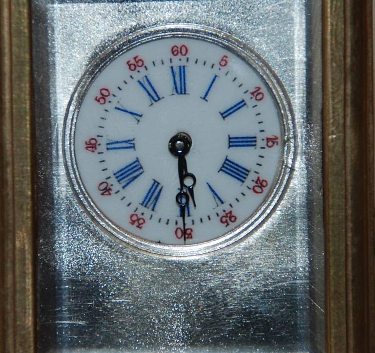 French Miniature Carriage Clock
