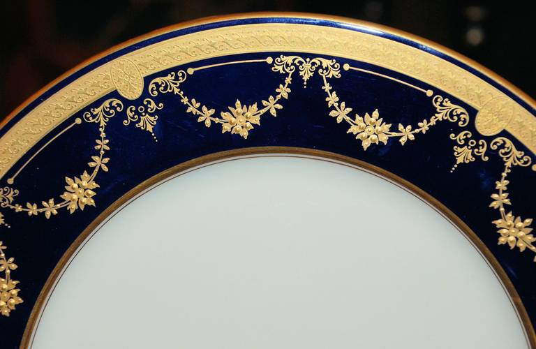 Hand-Painted Service Plates