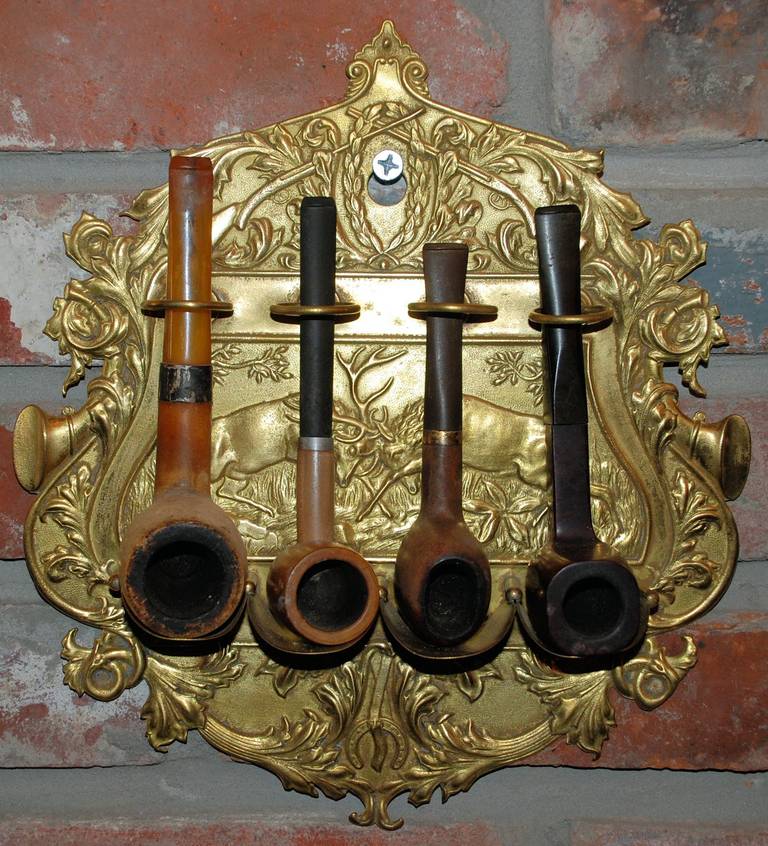 antique pipe rack