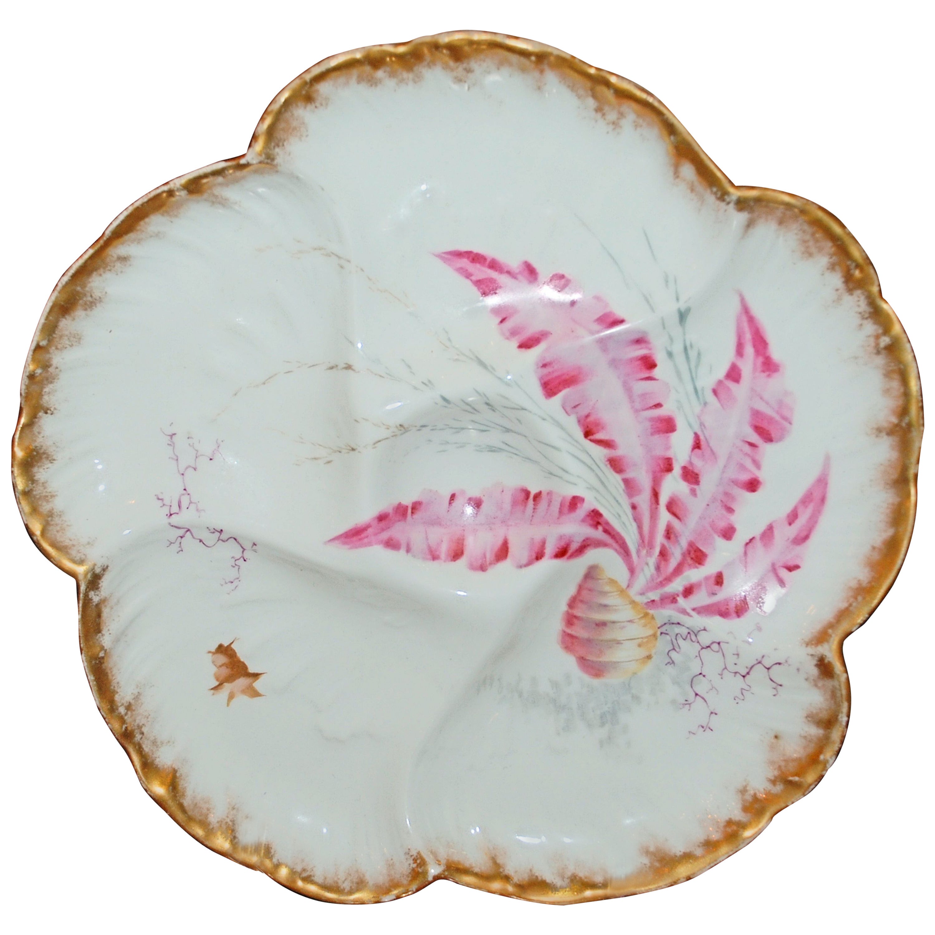 Antique Oyster Plate