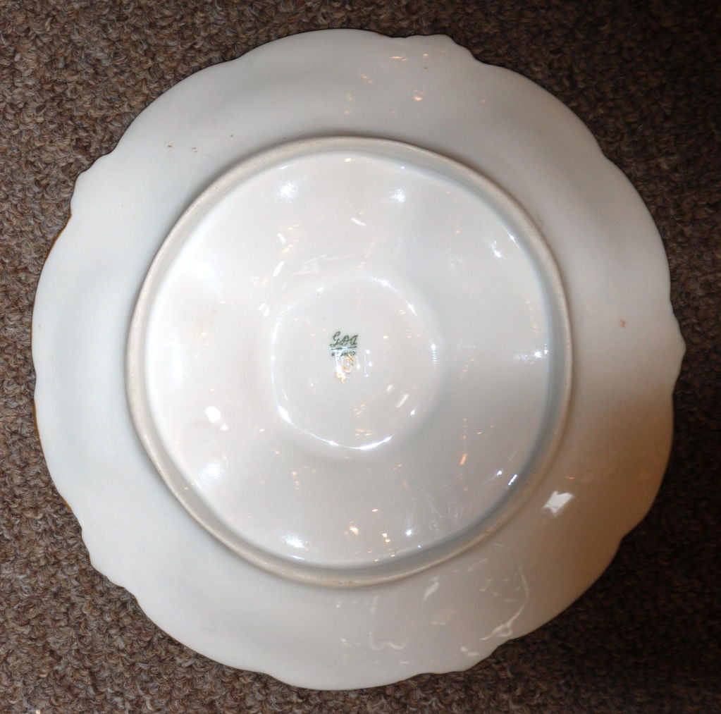 Antique French Porcelain Oyster Plate 5