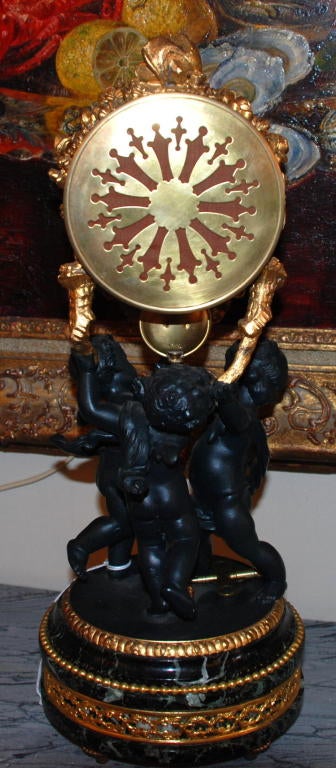 French Cupid figure Clock 2