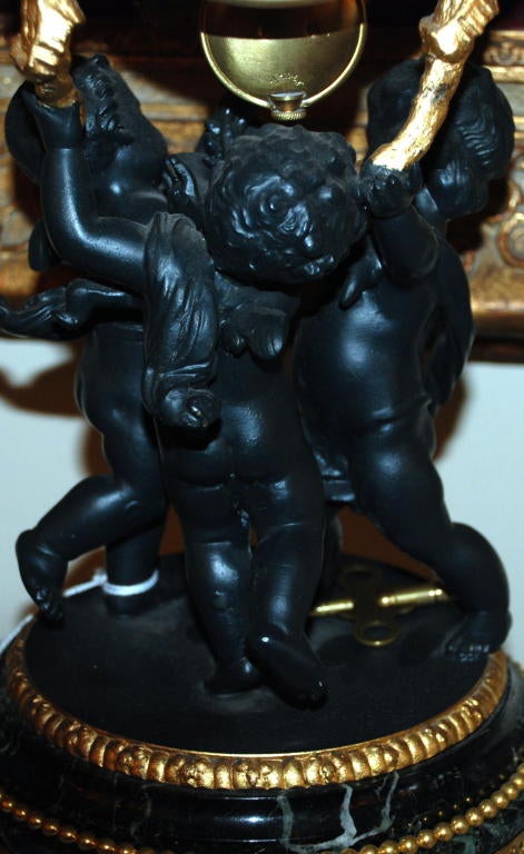 French Cupid figure Clock 5