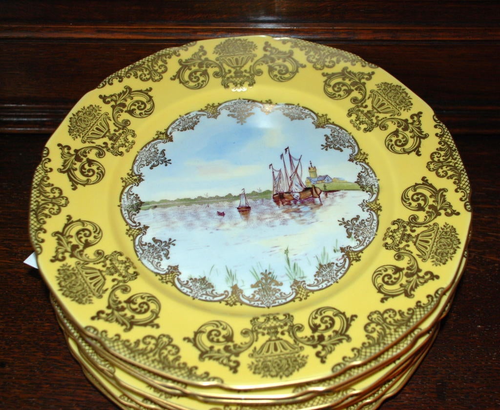 Rosenthal Service plates hand painted