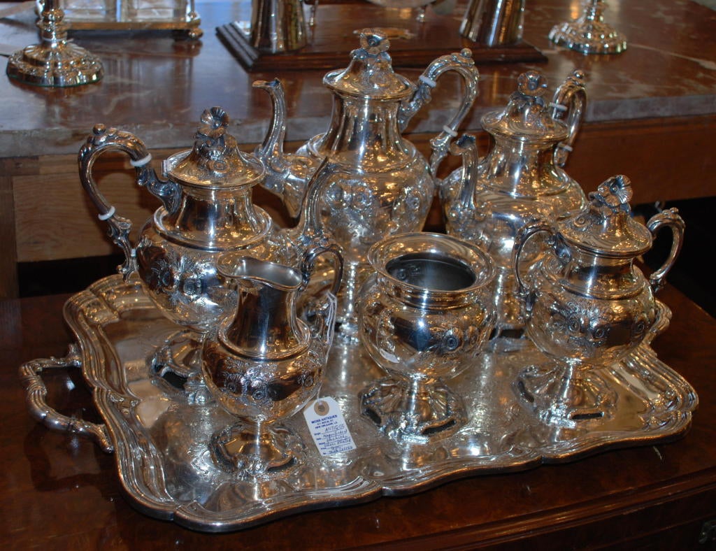 American Silver plated Tea Service