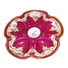 Antique Limoges Oyster Plate
