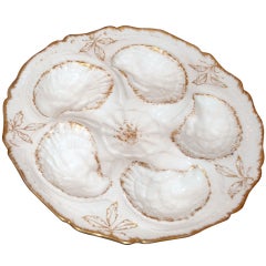 Antique Limoges Oyster Plate