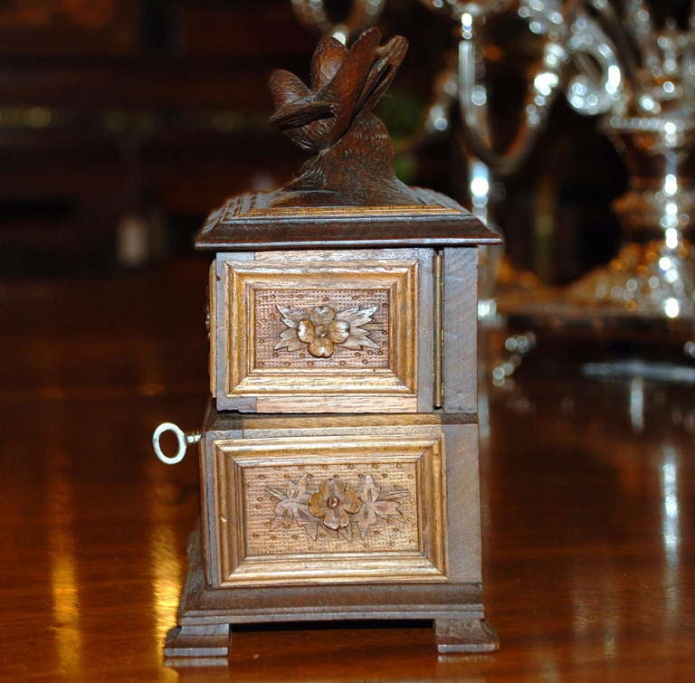 Walnut Antique Jewel Box