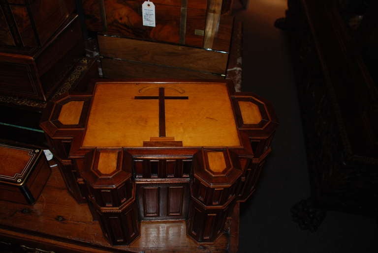 British Antique Tabernacle Box