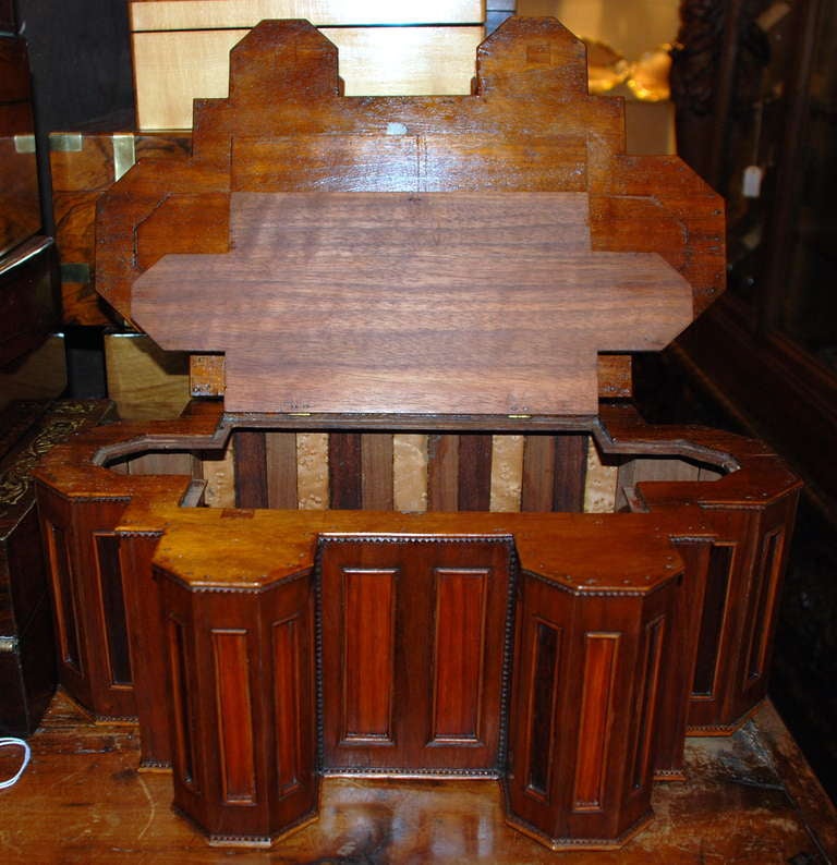 Mahogany Antique Tabernacle Box