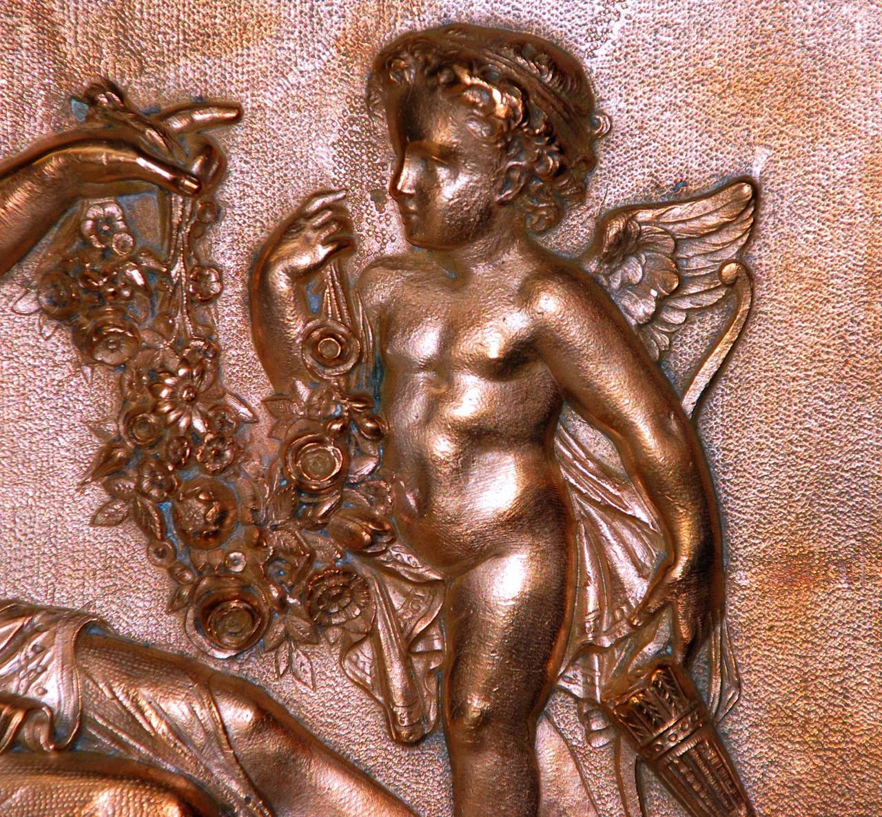 19th Century Bronze Plaque