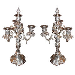 Pair of Antique French Candelabras